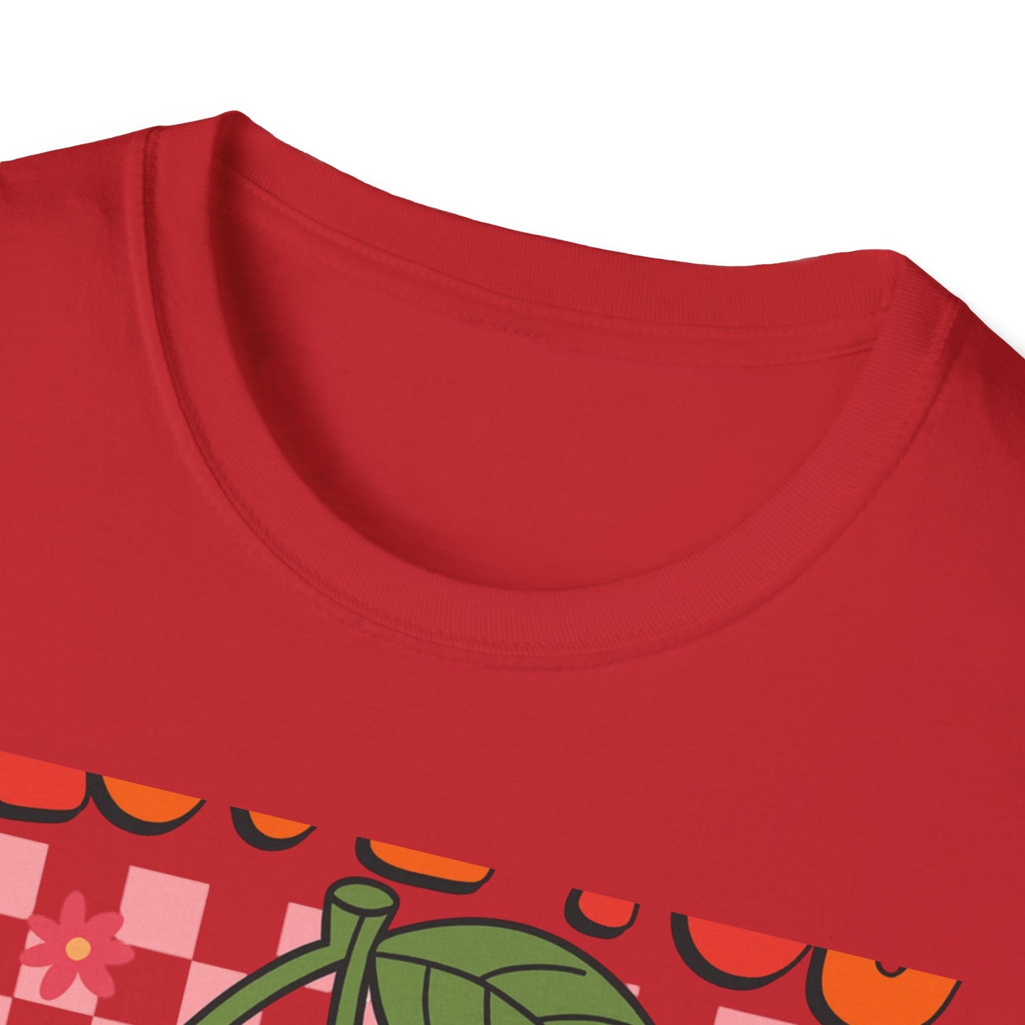 Adorable "I Love You Cherry Much" T-Shirt | Sweet Retro Heart Cherries & Groovy Checkered Love Pun Tee | Perfect Valentine's Day Gift