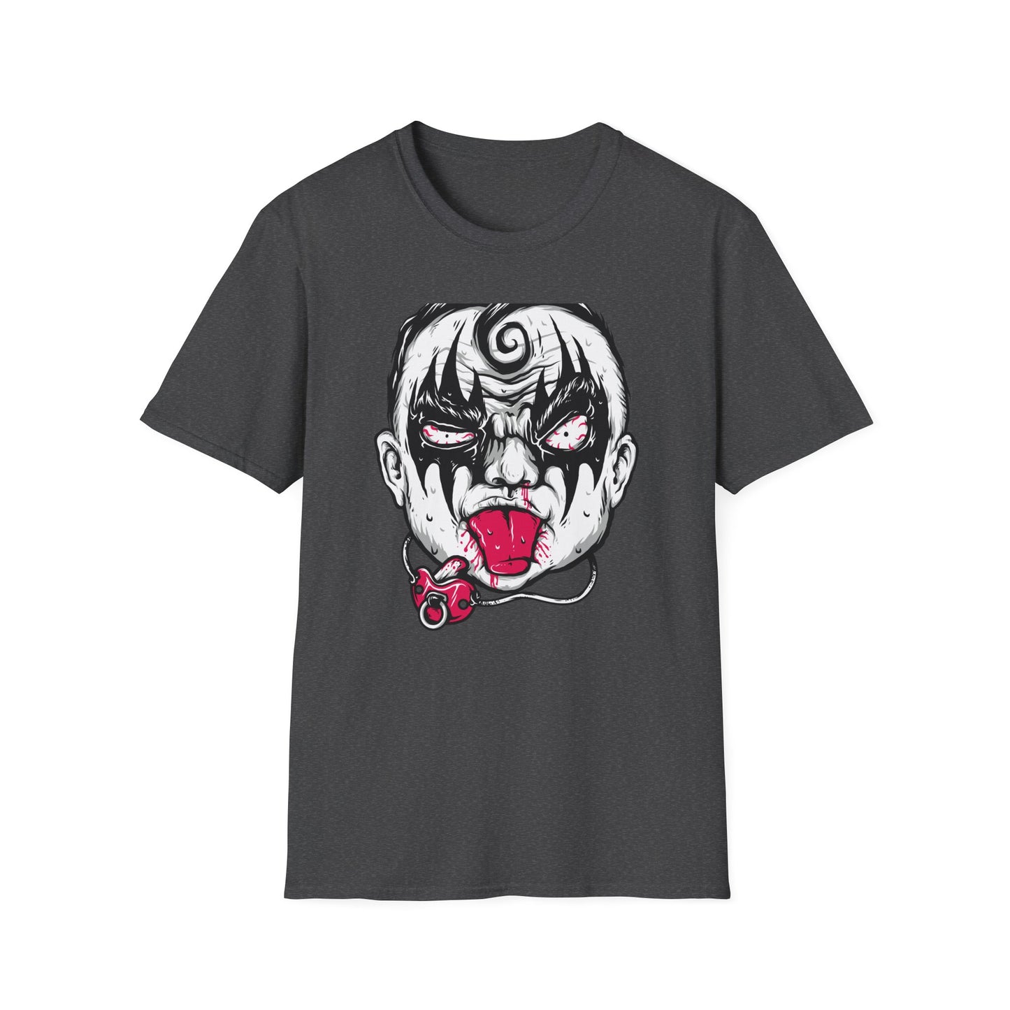 Unleash Your Inner Rocker: Epic Demon Baby T-Shirt - KISS-Inspired Edgy Infant Tee for Metal & Punk Fans