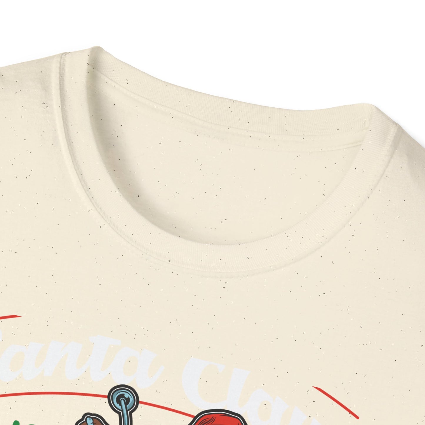 Epic Santa Biker T-Shirt - Cool Christmas Motorcycle Tee | Funny Holiday Rider Apparel Gift for Men & Women | 'Santa Is Coming To Town'