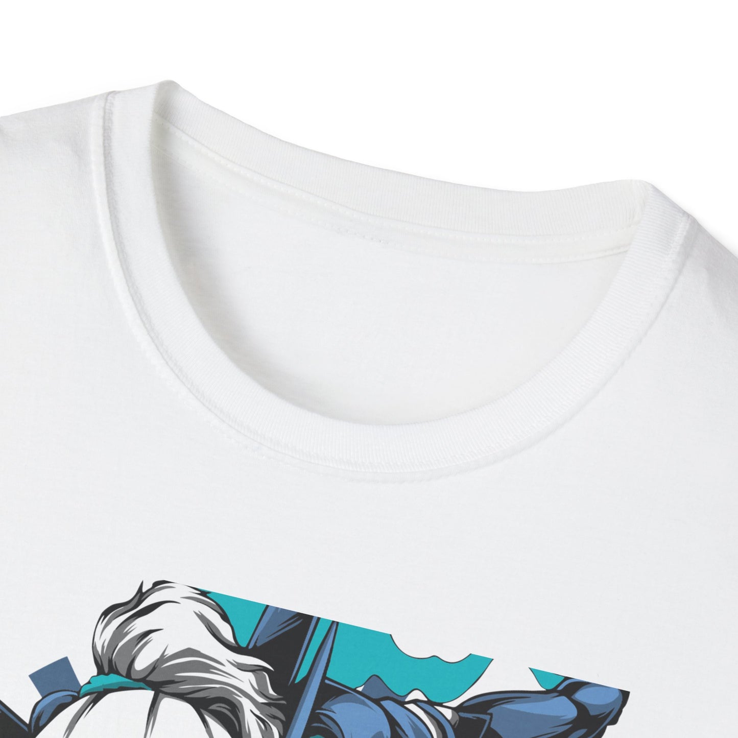 Epic Cybernetic Warrior Anime T-Shirt | Dynamic Futuristic Hero Manga Tee for Gamers & Sci-Fi Fans