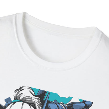 Epic Cybernetic Warrior Anime T-Shirt | Dynamic Futuristic Hero Manga Tee for Gamers & Sci-Fi Fans