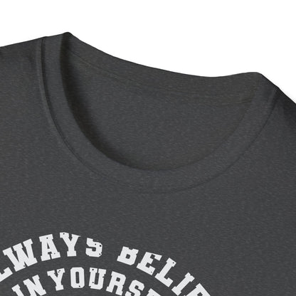 Vintage London Athletic Dept T-Shirt | England Collegiate Style 'Believe in Yourself' Tee | Premium Quality & Empowering
