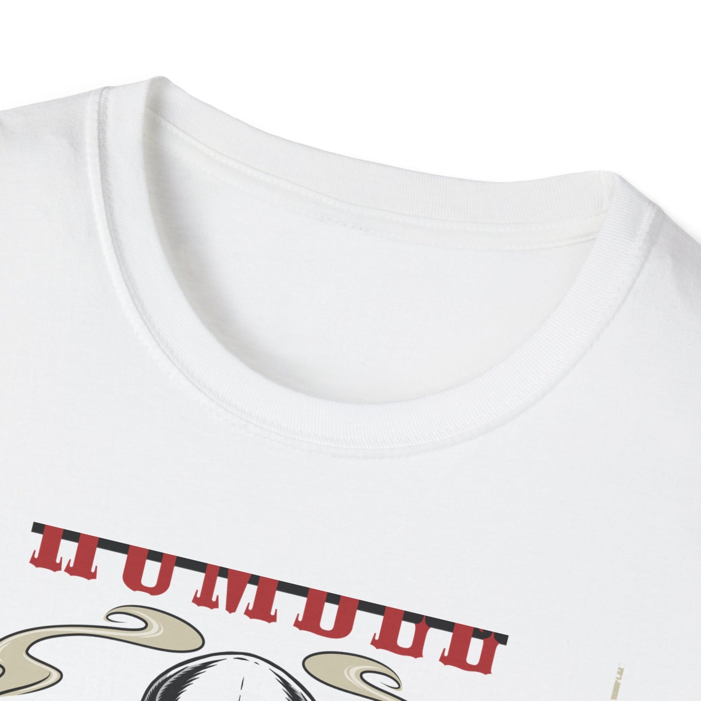 Stay Humble Hustle Hard Skull T-Shirt - Edgy Revolver Streetwear Tee for Men - Bold Urban Motivational Apparel