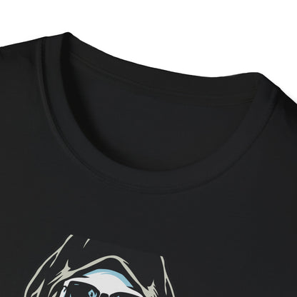 Epic Grim Reaper T-Shirt: Skull & Scythes Design. Bold Gothic Halloween Tee for Men & Women. Unleash Your Inner Darkness!