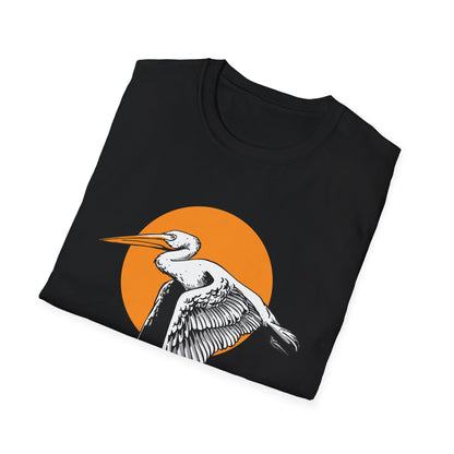Majestic Flying Pelican T-Shirt - Bold Coastal Bird Art Tee for Nature Lovers | Unique & Eye-Catching Gift