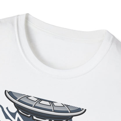 Epic Alien Invasion Biker VW Beetle T-Shirt | Unique Sci-Fi Chopper Car Lover Gift Tee