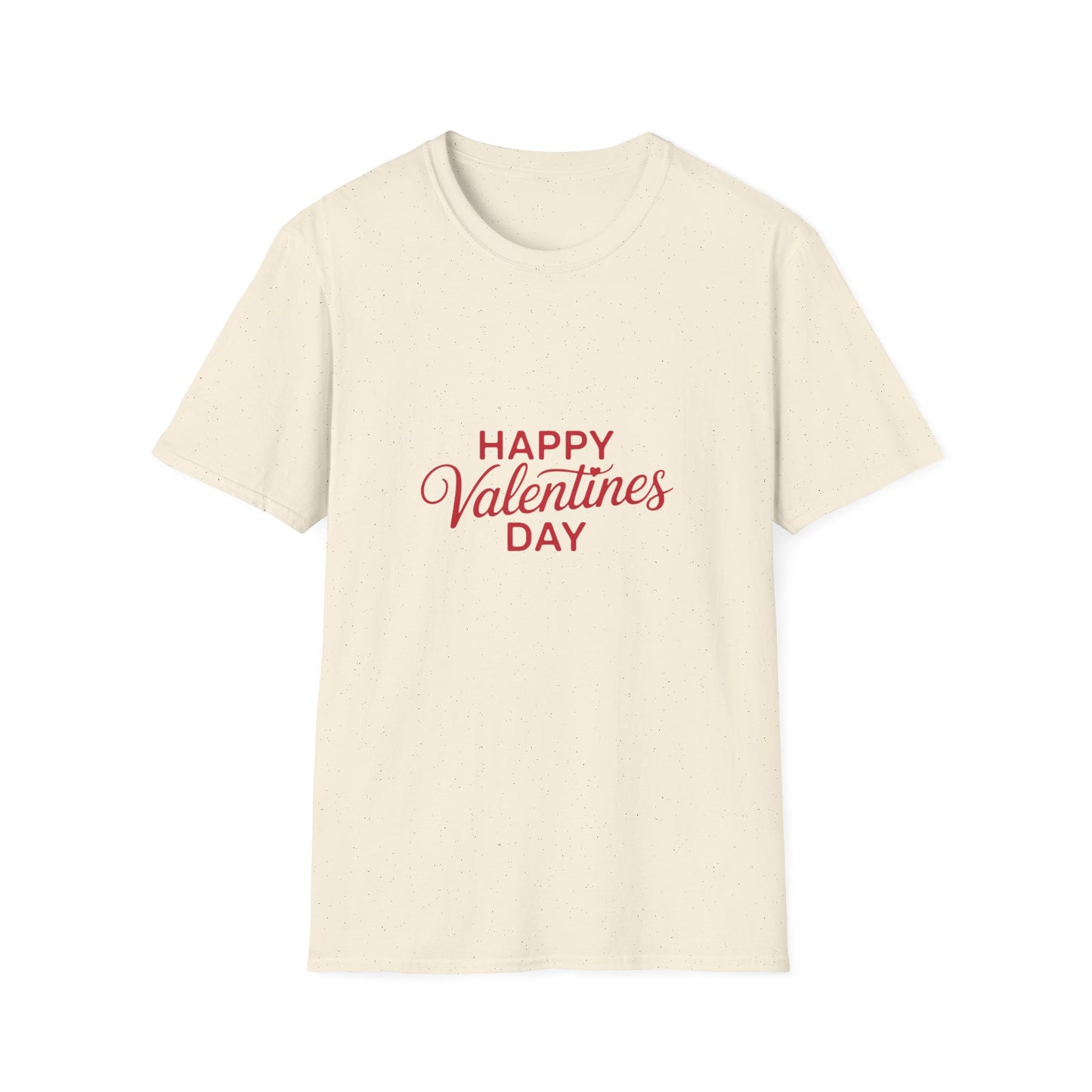 Happy Valentine's Day T-Shirt | Heartfelt Love Gift for Couples | Romantic Script Design Tee