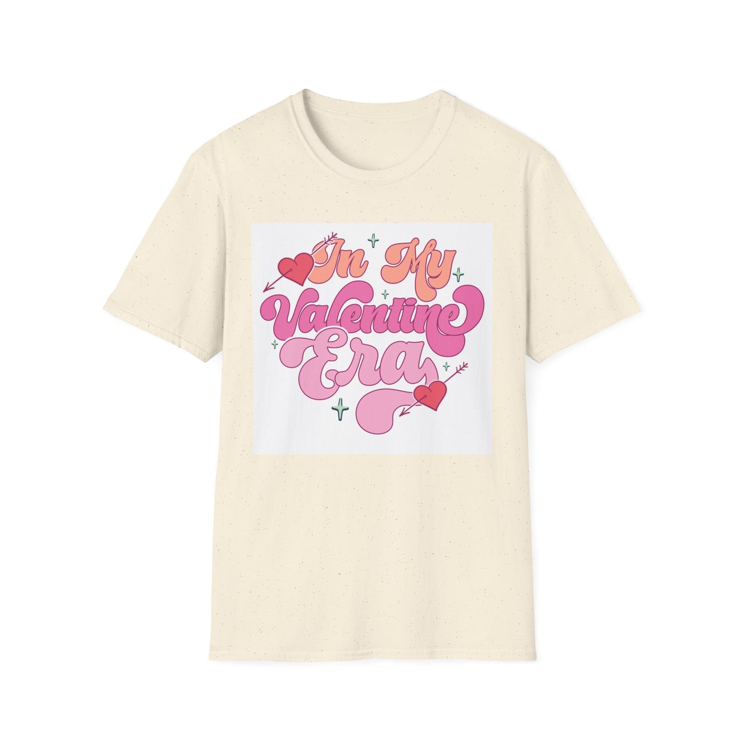 Adorable "In My Valentine Era" T-Shirt | Retro Groovy Love Heart Tee for Women & Girls | Trendy Valentine's Day Gift