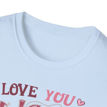 Adorable "I Love You A Latte" T-shirt | Sweet Coffee Pun Valentine's Gift for Couples & Lovers