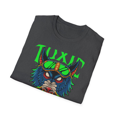 Vicious Toxic Wolf T-Shirt: Electrifying Rave Streetwear Tee with Neon Goggles – Unleash Your Edgy Style!