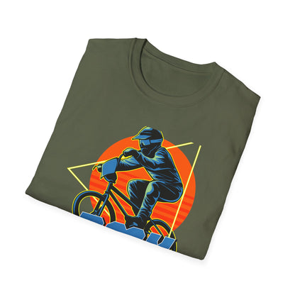 Epic BMX Extreme Rider T-Shirt - Dynamic Retro Stunt Bike Tee for Action Sports Enthusiasts & Thrill Seekers