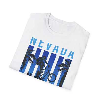 Dynamic Nevada BMX Freestyle Club T-Shirt | Official Est. 2021 Rider Apparel with City & Palm Design