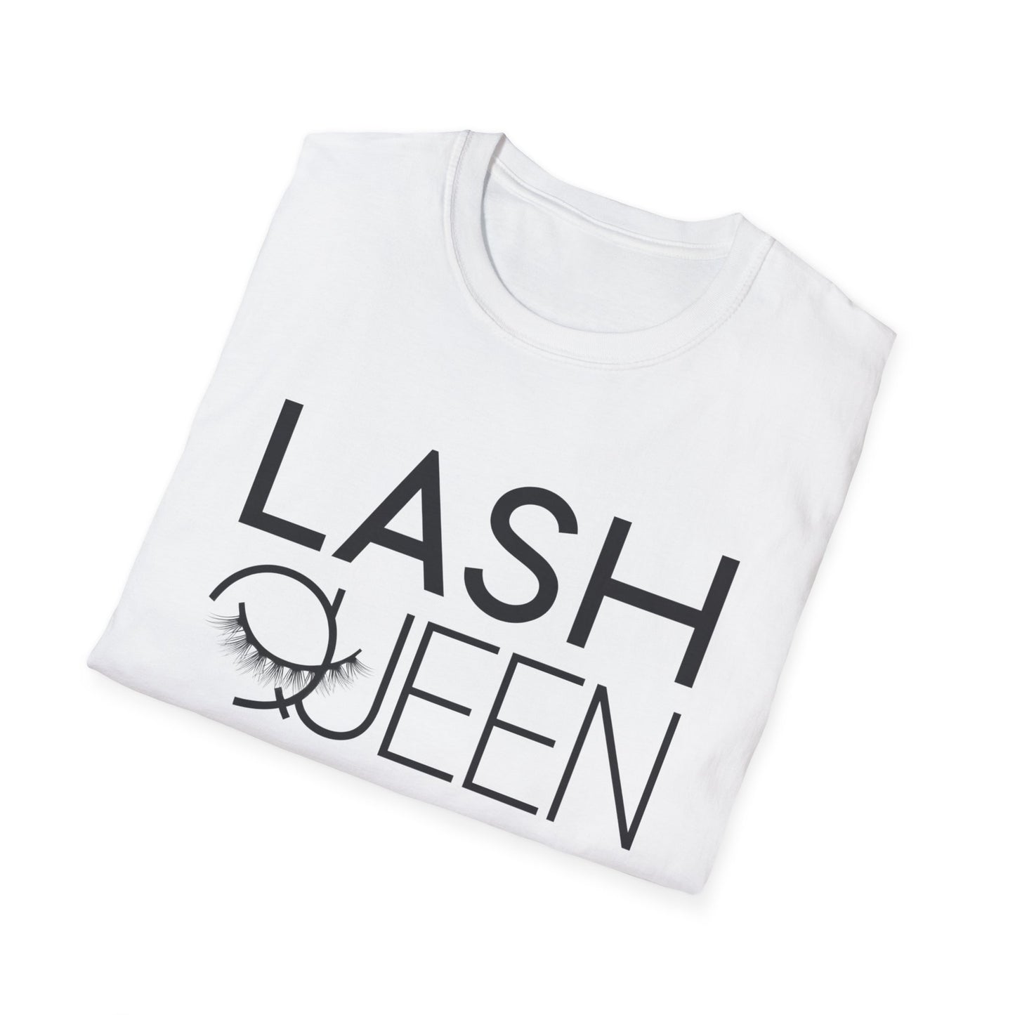 Empowering Lash Queen Energy T-Shirt - Chic Eyelash Design Tee for Beauty Lovers & Lash Techs