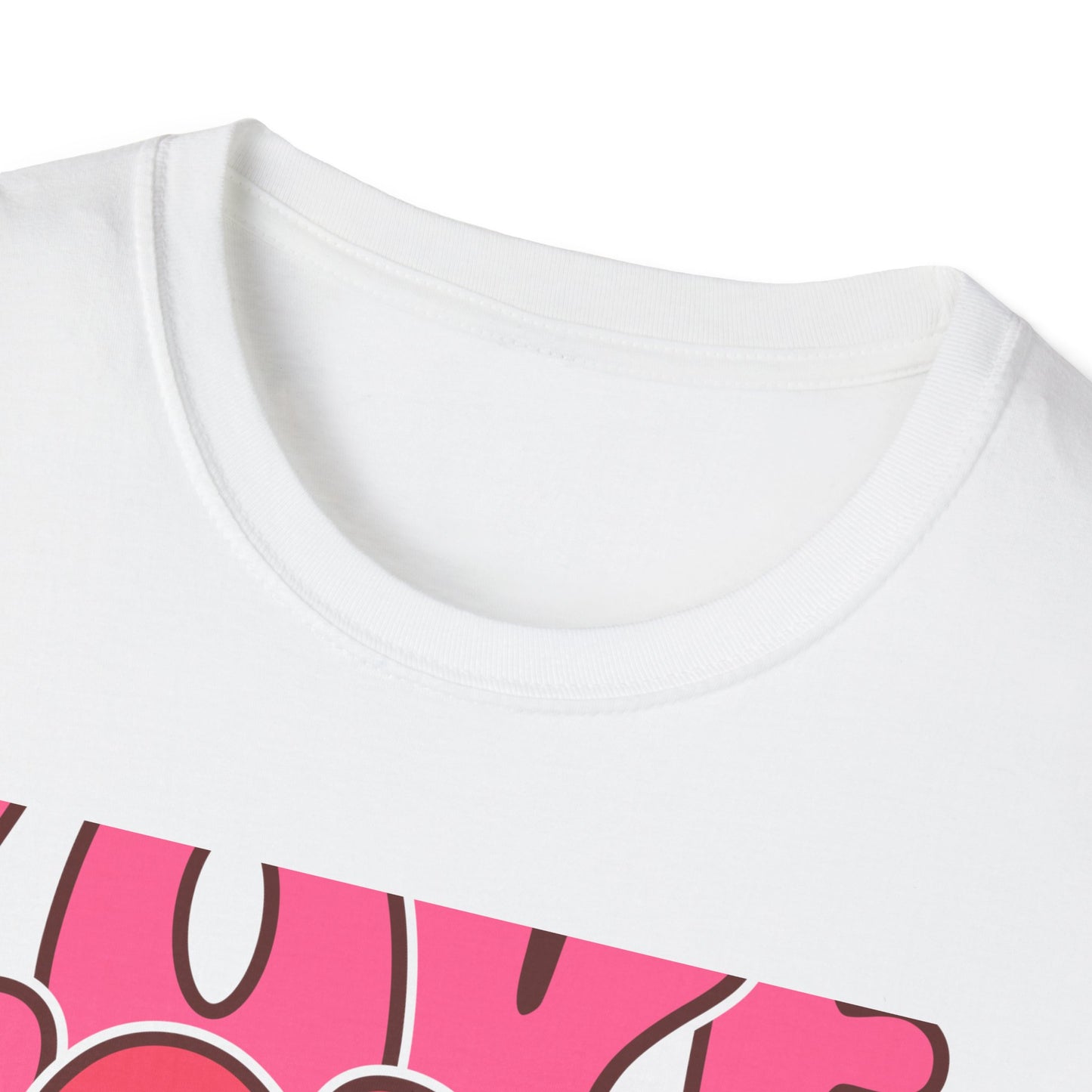 Vibrant Groovy LOVE XOXO T-Shirt | Retro Heart Bubble Letters Tee | Sweet Valentine's Day & Everyday Love Gift