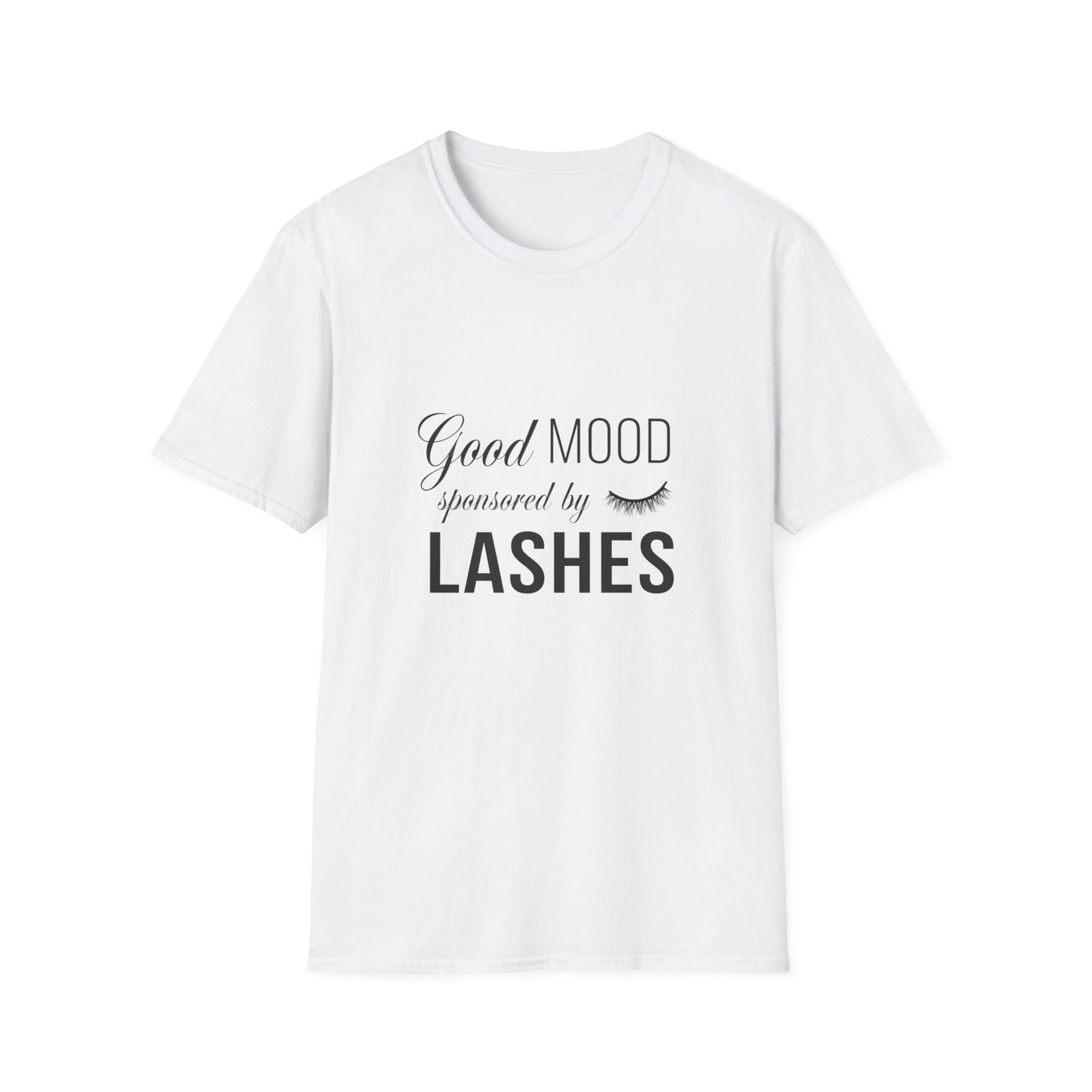 Good Mood Sponsored by Lashes T-Shirt | Chic Beauty Lover Tee | Fabulous Lash Fan Gift for Women