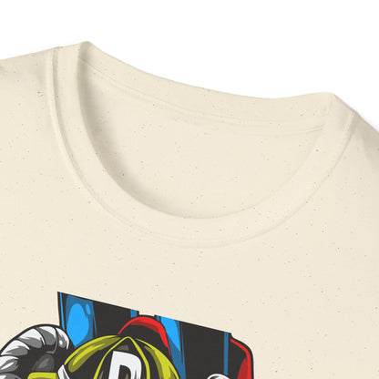Epic Firefighter Hero T-Shirt | Fearless Urban Art Tee for First Responders & Protectors