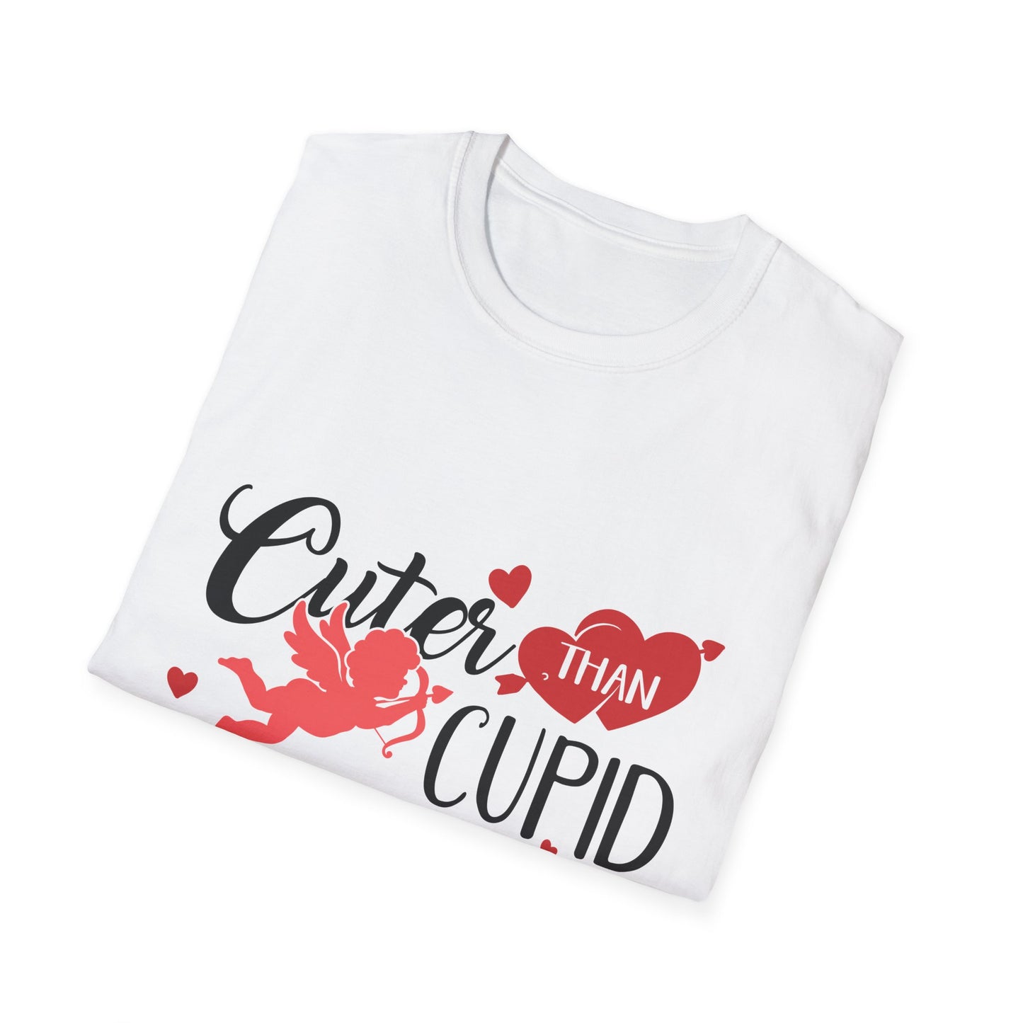 Love You More Than Abstract Funny T-Shirt | Unique Cupid Hearts Valentine's Day Tee | Romantic & Humorous Gift