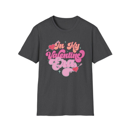Groovy 'In My Valentine Era' T-Shirt | Retro Pink Heart Trendy Valentine's Day Tee | Sweet Love Season Gift