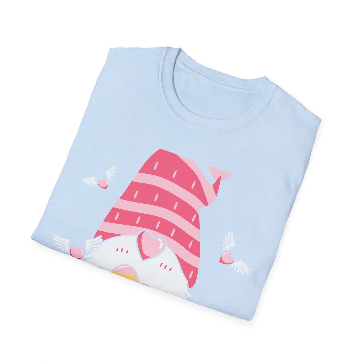 Adorable Valentine's Day Gnome T-Shirt | Sweet Heart Gift Tee for Her & Couples