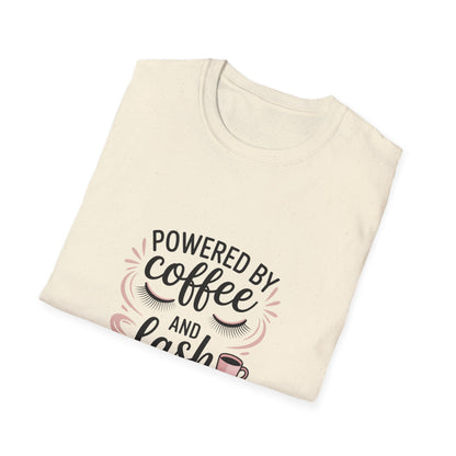 Coffee & Lash Extensions T-Shirt - Chic Beauty Lover Tee for Women | Cozy Lash Artist Gift | Trendy Eyelash Enthusiast Top