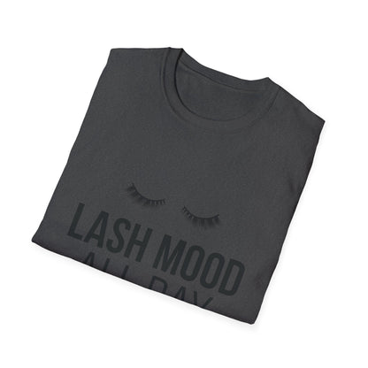 Fabulous Lash Mood All Day T-Shirt | Trendy Eyelash Lover & Lash Tech Tee | Ultimate Beauty Enthusiast Gift