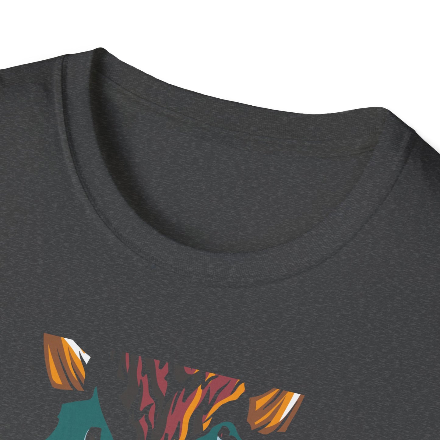Unleashed Fiery Demon T-Shirt: Epic Monster Face Graphic Tee for Goth, Fantasy & Edgy Style Lovers | Bold & Unique