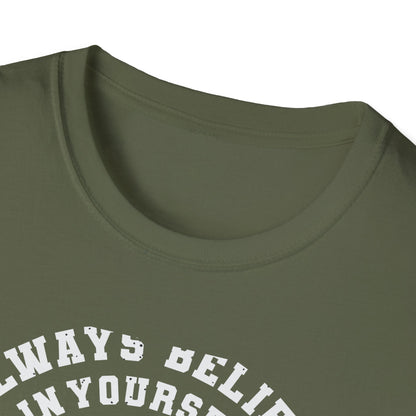 Vintage London Athletic Dept. T-Shirt | Believe In Yourself England Tee | Premium Quality Sportswear & Inspirational Style
