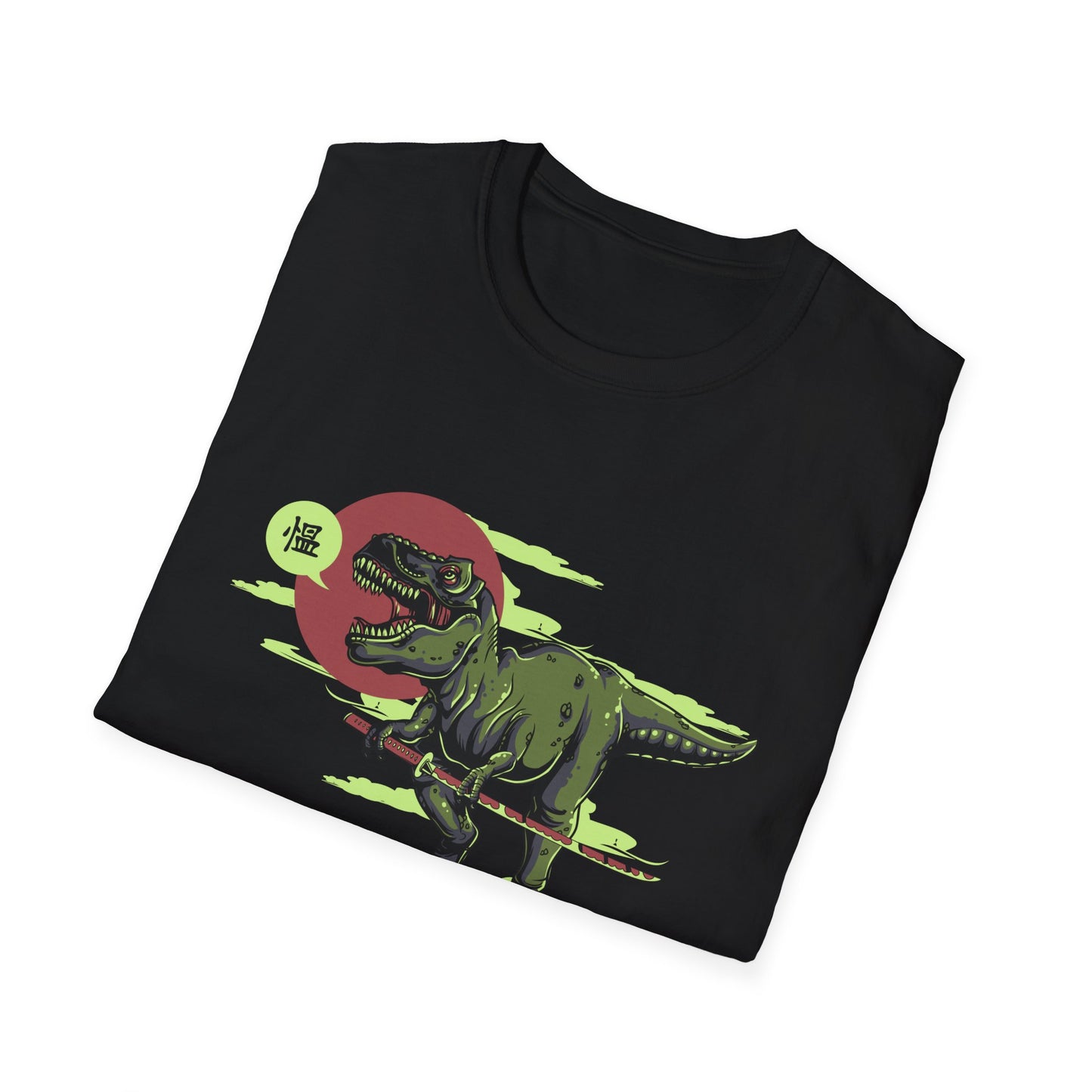 Epic Samurai T-Rex T-Shirt | Fierce Dinosaur Katana Japanese Style Tee | Unique Dino Lover Gift