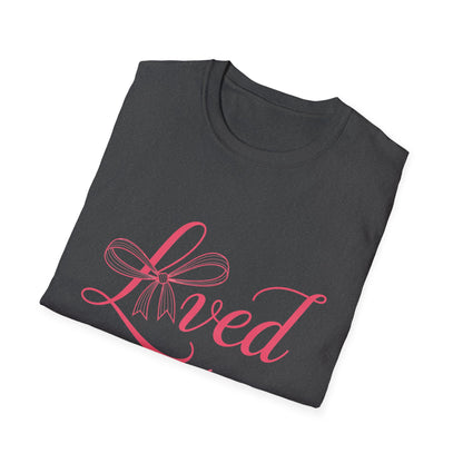 Inspiring 'Loved' John 3:16 Christian T-Shirt for Women - Beautiful Scripture Faith Tee Gift