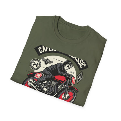 Vintage Cafe Racer Classic T-Shirt | Legendary Biker Club Motorcycle Tee for Men | Custom Garage Mechanic Apparel Gift