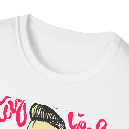 Stay Cool Skeleton Vaper T-Shirt | Edgy Greaser Pompadour Tee for Rockabilly & Alternative Style Fans