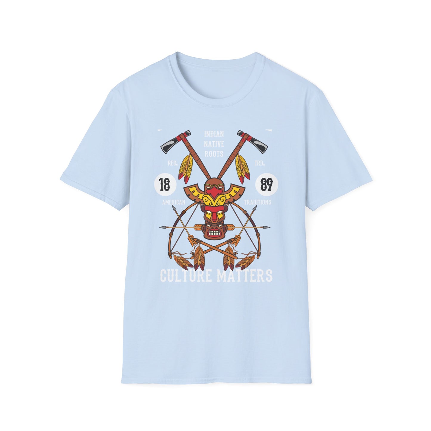 Majestic Native American Heritage T-Shirt - Tribal Totem & Warrior Symbols | Authentic Indigenous Culture Apparel