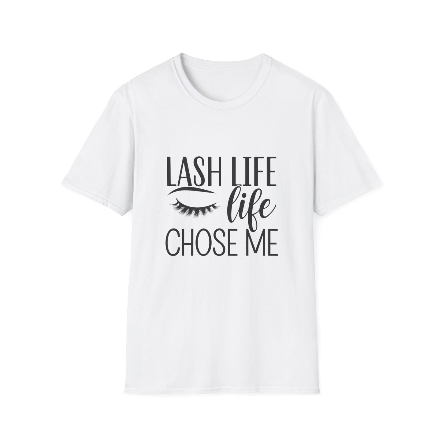 Lash Life Chose Me T-Shirt | Chic Eyelash Artist & Tech Tee | Empowering Beauty Lover Gift | Trendy Salon Wear