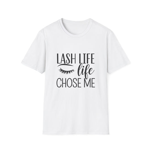 Lash Life Chose Me T-Shirt | Chic Eyelash Artist & Tech Tee | Empowering Beauty Lover Gift | Trendy Salon Wear