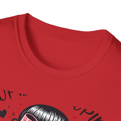 Epic Anti-Valentines Skull T-Shirt - Sarcastic "Cupid Is Stupid" Tee for Edgy Souls