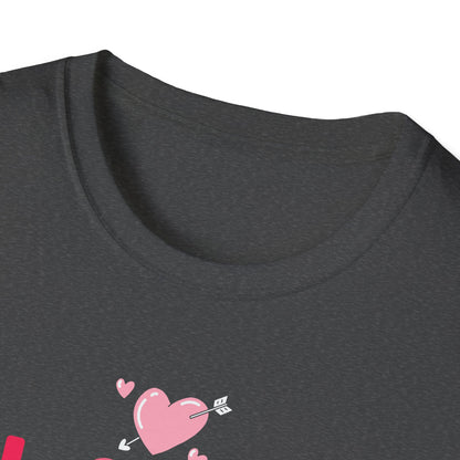 Adorable Valentine's Day T-Shirt: Love Kisses Be Mine | Romantic Cupid Heart Tee for Couples & Sweet Gifts