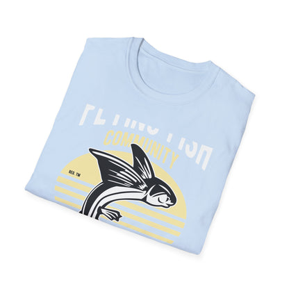 Classic Fishing Contest Community T-Shirt | Just Relax Let's Go Fishing Tee | Retro Jumping Fish Angler Apparel Gift