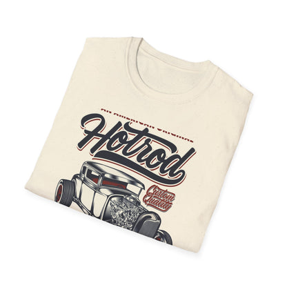 An American Original Hot Rod T-Shirt | Vintage Custom Car Enthusiast Tee with Genuine Quality Parts & Dirty Garage Style