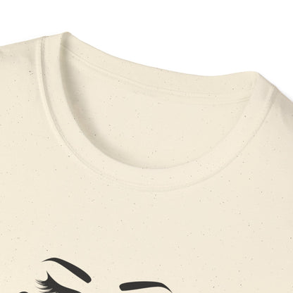 Glamorous 'My Lashes Are Feeling Long Today' T-Shirt | Empowering Beauty Lover Tee for Women | Chic & Witty Quote Top