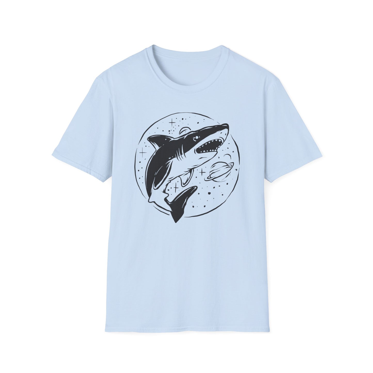 Epic Cosmic Shark T-Shirt | Stellar Space Ocean Graphic Tee | Unique Marine Life Apparel Gift