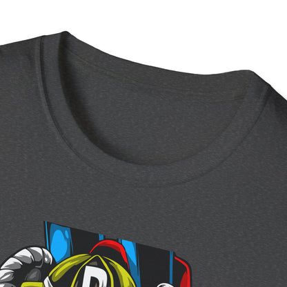 Epic Firefighter Hero T-Shirt | Fearless Urban Art Tee for First Responders & Protectors
