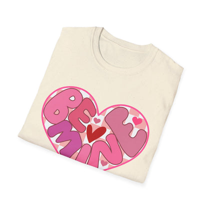 Sweet Be Mine Heart T-Shirt | Adorable Valentine's Day Love Tee | Retro Pink Aesthetic Gift for Her