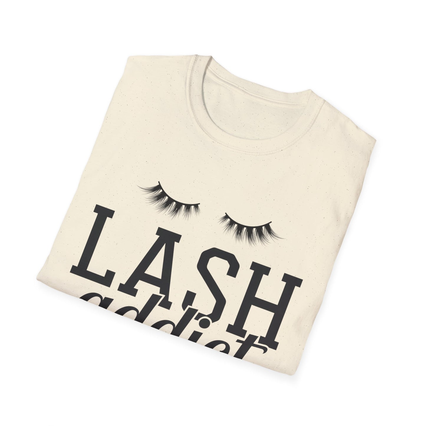 Obsessed Lash Addict Club T-Shirt | Chic Glam Beauty Queen Tee for Lash Techs & Makeup Artists