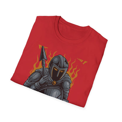 Fierce Armored Warrior T-Shirt - Epic 'Kill Your Enemy' Design for Gamers & Strength Enthusiasts. Unleash Your Power!