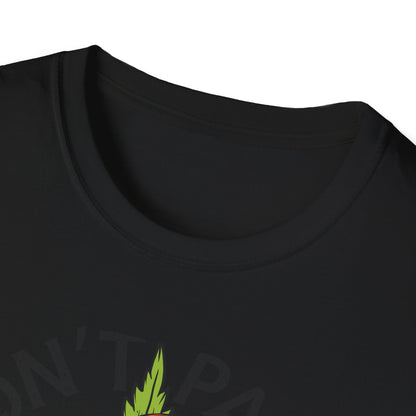 Awesome Don't Panic It's Organic Rasta Skull T-Shirt | Unique Cannabis Leaf Reggae Tee for Chill Vibes