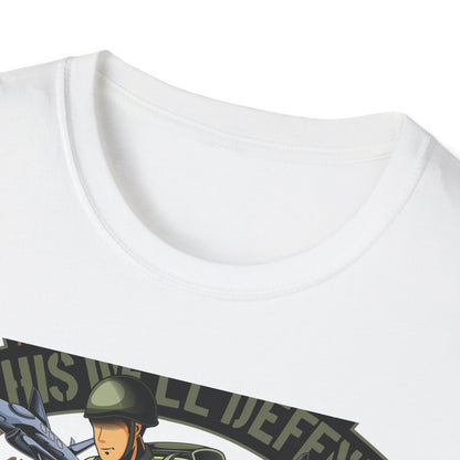 Epic American Soldier "This We'll Defend" T-Shirt | Vintage 1965 Military Veteran Patriot USA Tee