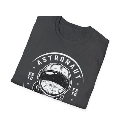 Epic Space Explorer Astronaut Helmet T-Shirt | Cosmic Moon & Stars Design Tee for Sci-Fi Lovers & Dreamers
