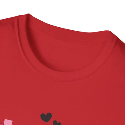 Adorable You + Me = Love Cartoon Hearts T-Shirt - Perfect Romantic Couple's Gift & Valentine's Day Tee