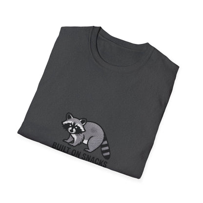 Hilarious 'I'm Up To Snacks' Raccoon T-Shirt | Cute Animal Lover Tee | Funny & Trendy Graphic Tee Gift