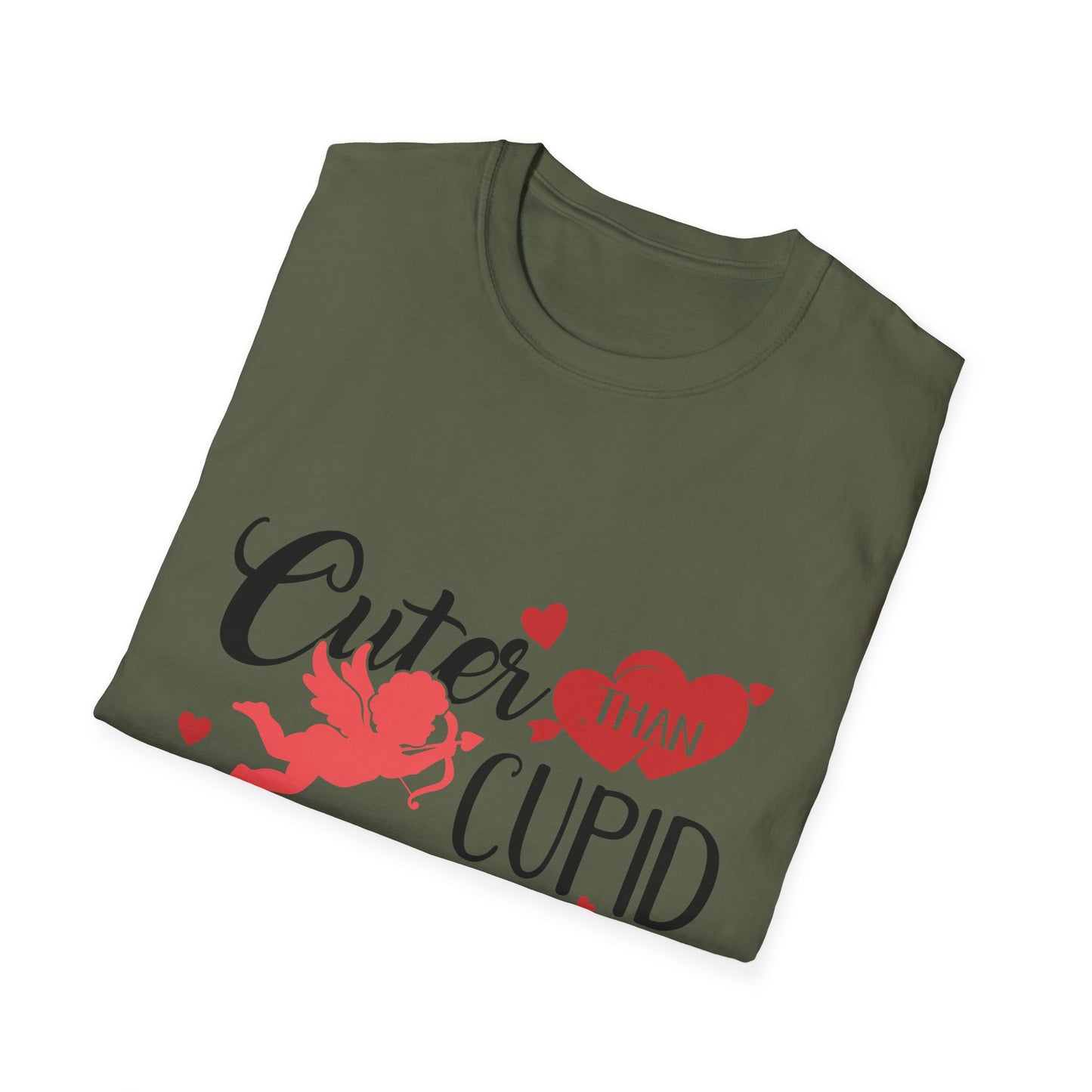 Love You More Than Abstract Funny T-Shirt | Unique Cupid Hearts Valentine's Day Tee | Romantic & Humorous Gift
